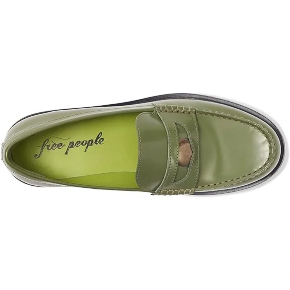 Free people leather  loafers NEW - Picture 2 of 2